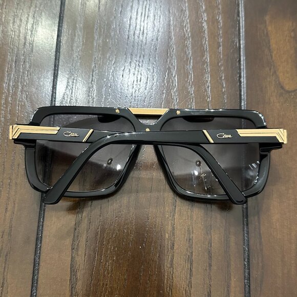 NEW Cazal Sunglasses 8042 Black Gold Gardient Lenses - Picture 3 of 8